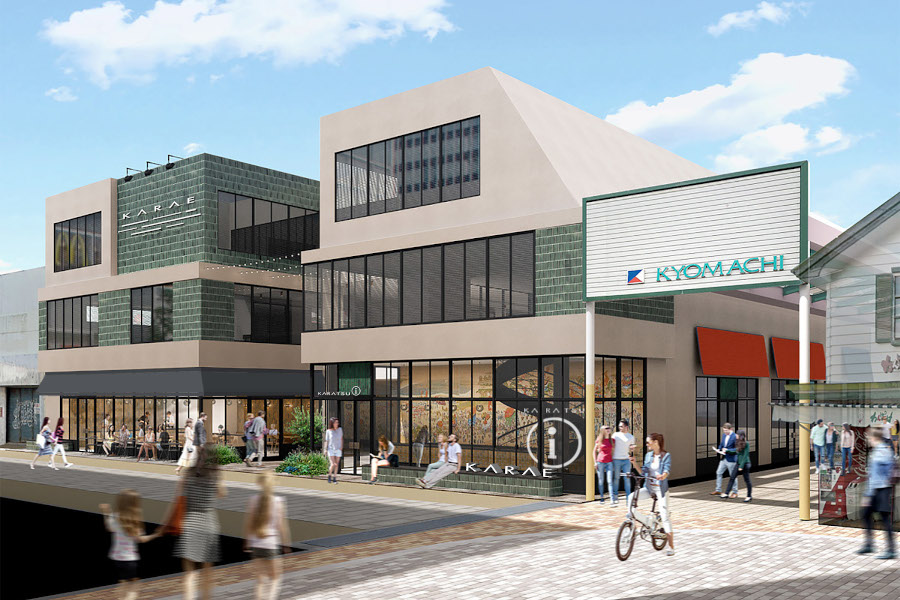 ▲映画館を備えた複合商業施設「KARAE(唐重)」がグランドオープン 映画館を備えた複合商業施設「KARAE(唐重)」