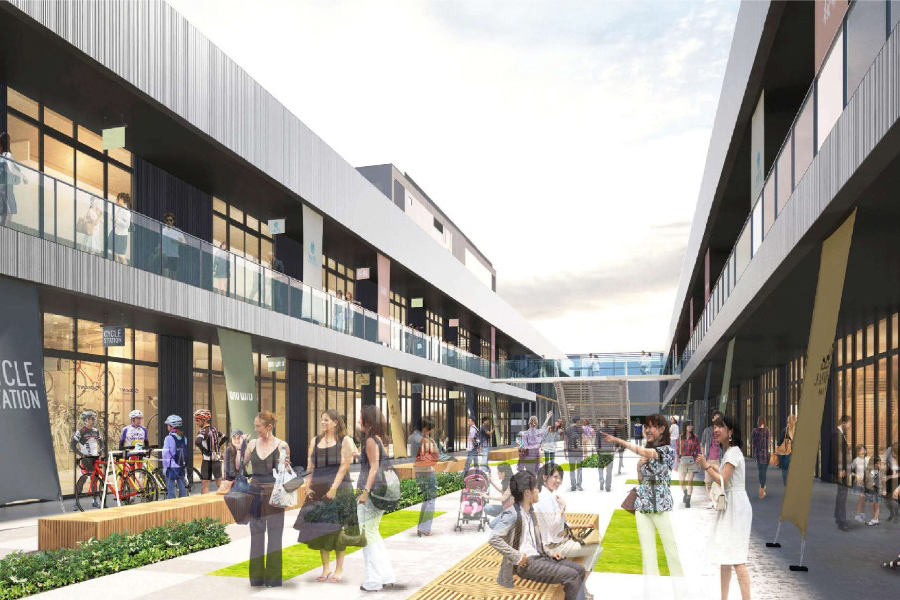 ▲複合施設「island eye」2020年3月27日(金)オープン! 複合施設「island eye」