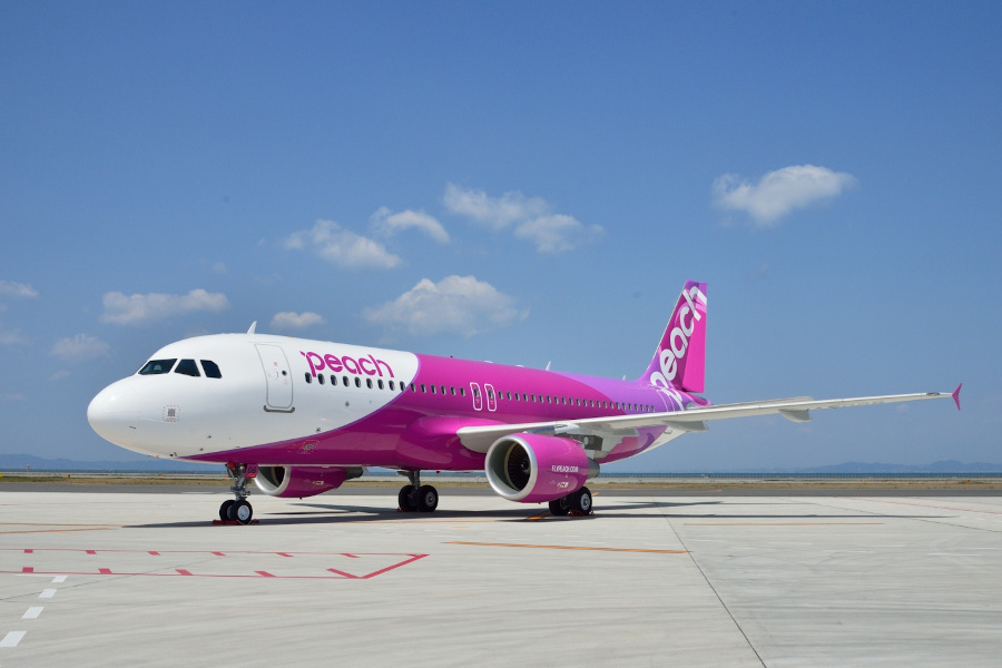 ▲合計39路線に拡大したPeachの「空飛ぶ電車」ネットワーク(※2020年2月1日現在) 合計39路線に拡大したPeach