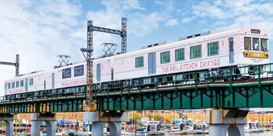▲4月25日(土)に「DEAN&DELUCAコラボ列車」を運行! 「DEAN&DELUCAコラボ列車」