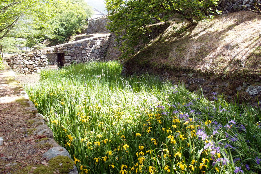 秋月城跡の「瓦坂」