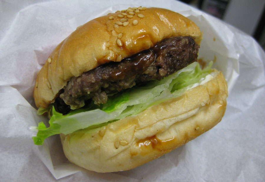 エゾシカバーガー