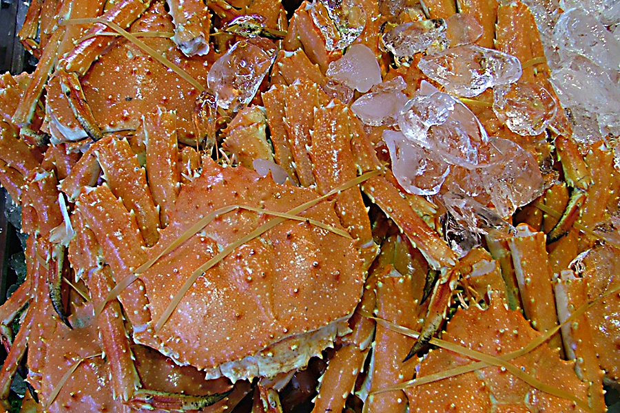 オホーツクのカニ