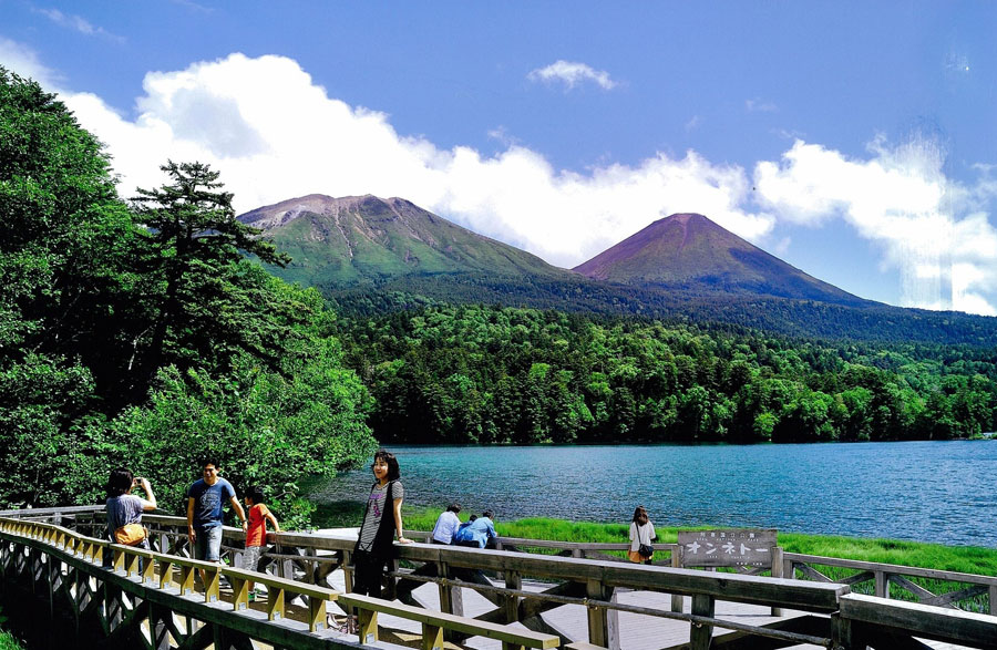 オンネトーウッドデッキ