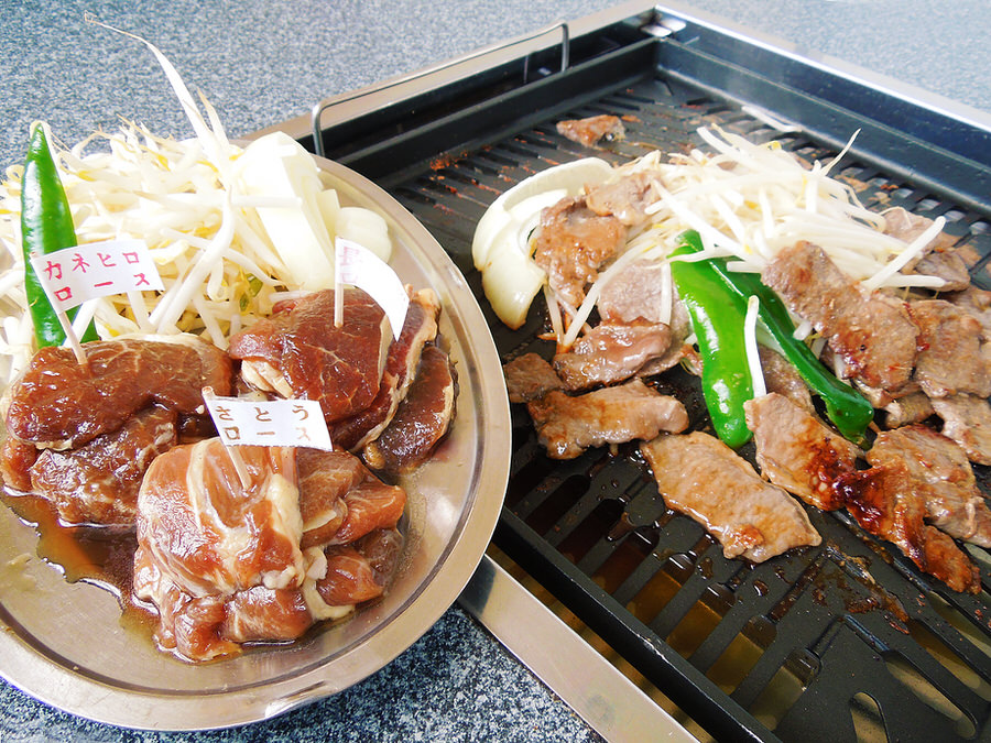 かねひろ、佐藤精肉店、長沼成吉思汗の「食べ比べセット」