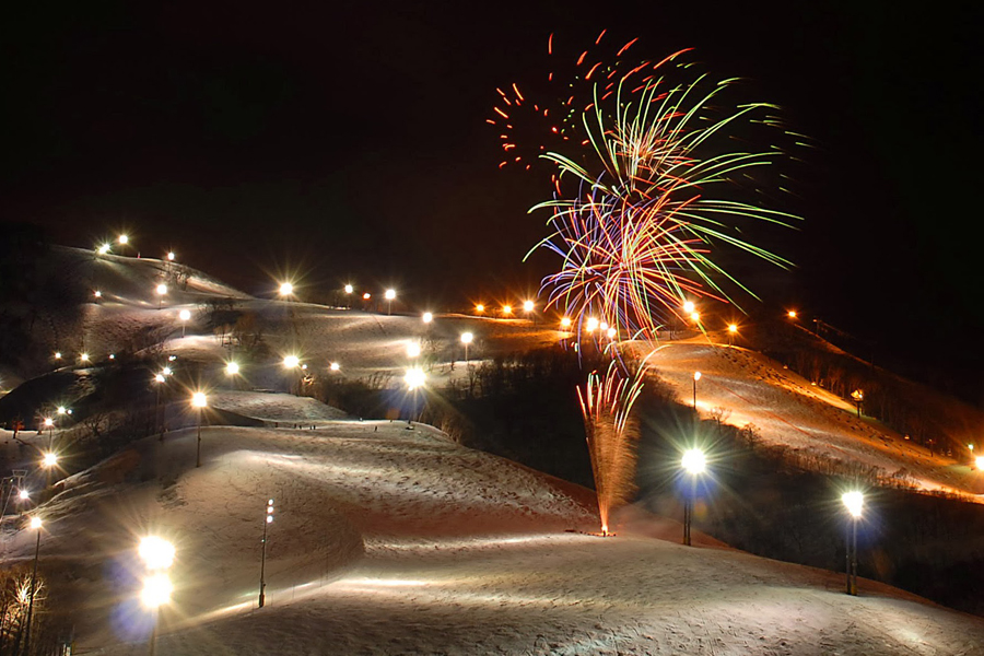 カウントダウン花火