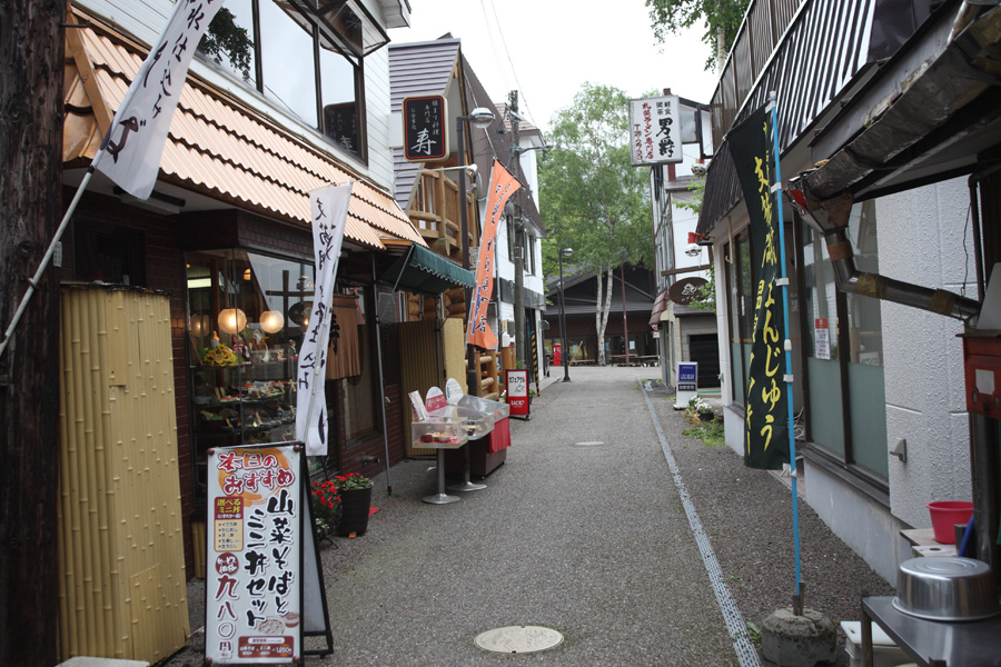 何でも揃っている飲食街