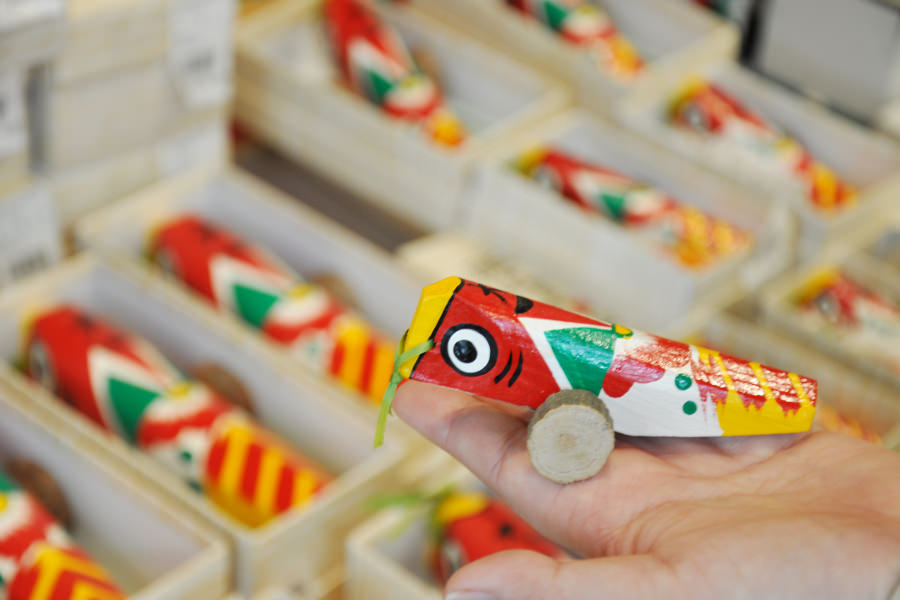 平家落人ゆかりの郷土玩具「きじ馬」