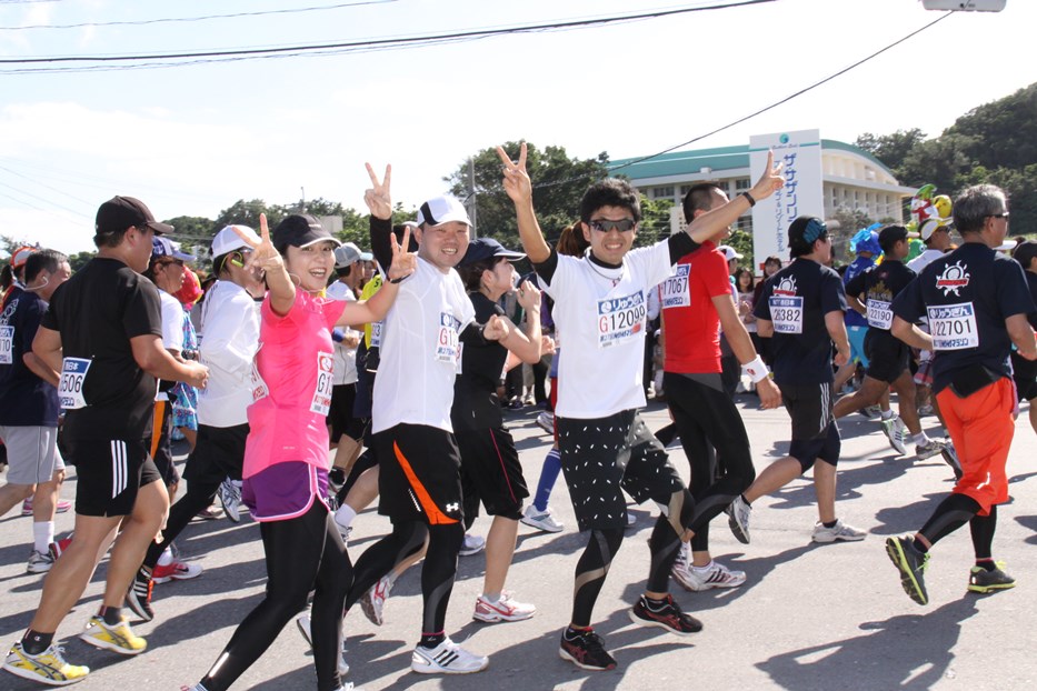 家族やチームでの団体参加もOK。仲間と一緒に「お祭り」だ！