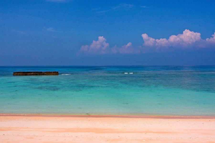 ビーチランキングで2位に選ばれたニシ浜