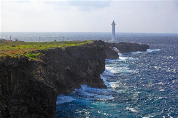 残波岬の全景