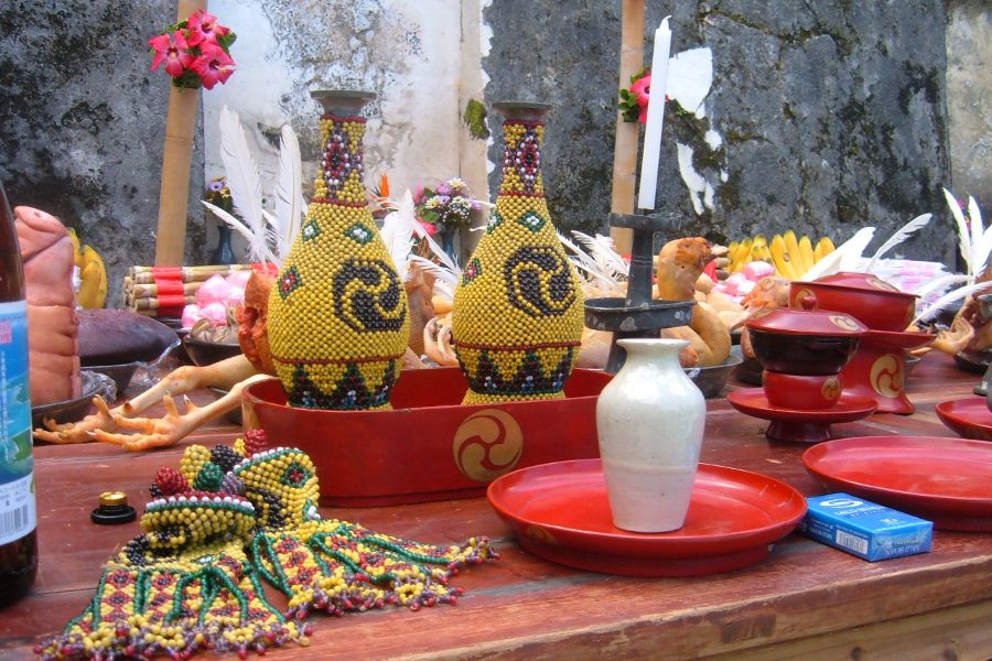 琉球王家ゆかりの公事清明祭に使われる道具も歴史的価値がある