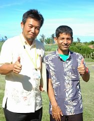 上間 平明さん、上江洲 清彦さん