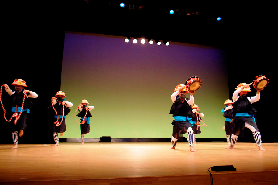 17世紀から伝わる高志保地区の舞踊「馬舞（うまめー）」