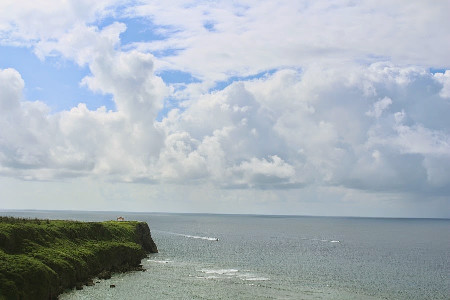 フナウサギバナタ展望台から望む西海岸公園の東屋
