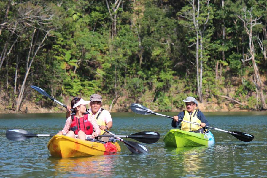 カヌー体験で大宜味の自然を満喫
