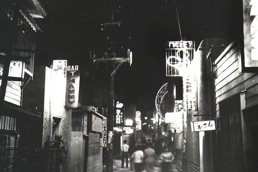 昭和30年頃の旧桜坂センター通り