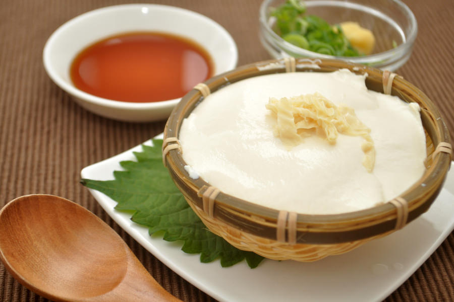 阿蘇の伏流水で作られる名水豆腐