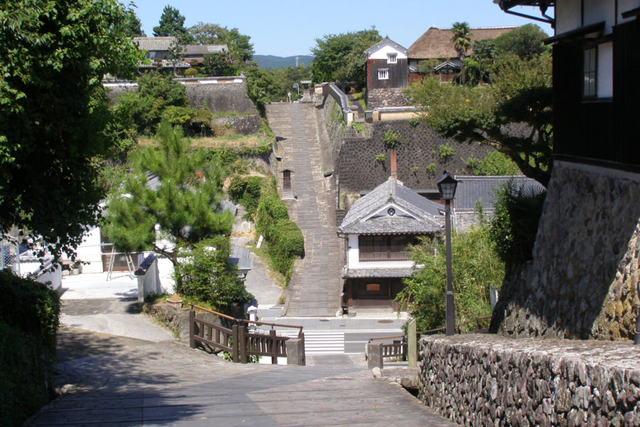 杵築城下