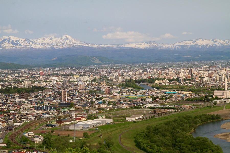 旭川市街の眺望