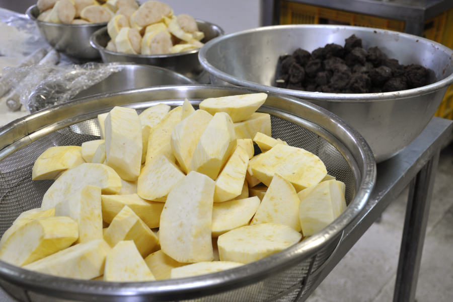 使用される材料にも、店ごとのこだわりが見える