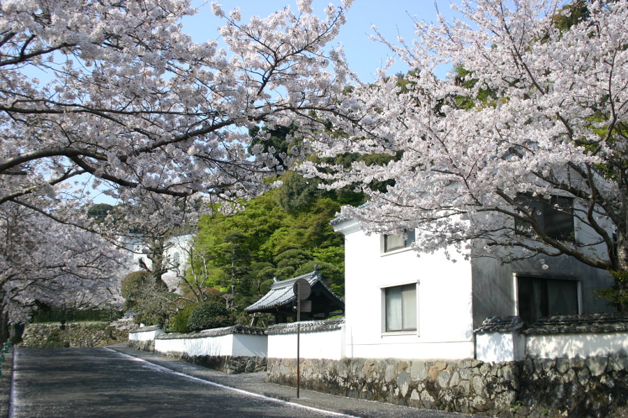 佐伯城下の「歴史と文学の道」