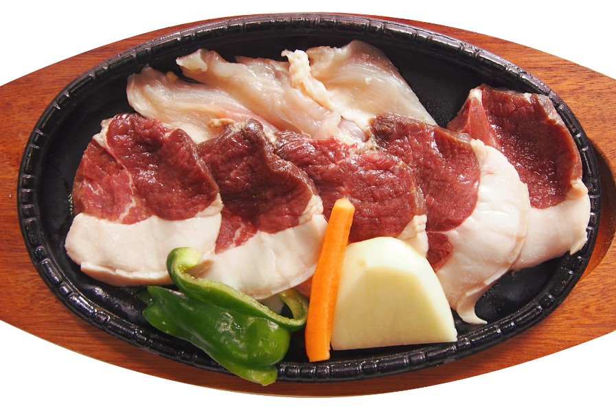 「天領庵」の猪の塩焼き