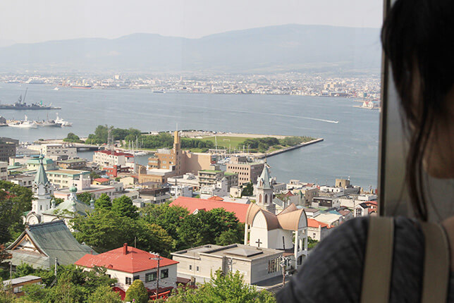 ロープウェイからの景色