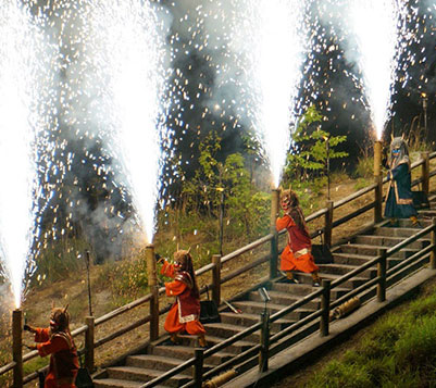 地獄の谷の鬼花火