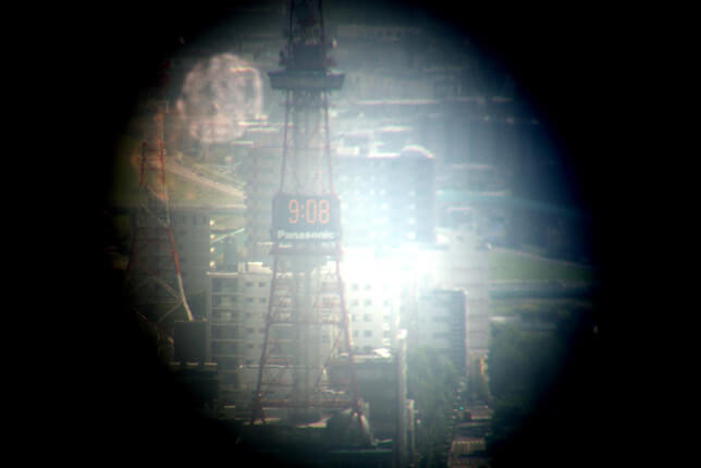 望遠鏡で見たさっぽろテレビ塔