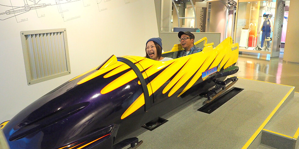 札幌オリンピックミュージアム　ボブスレー滑走
