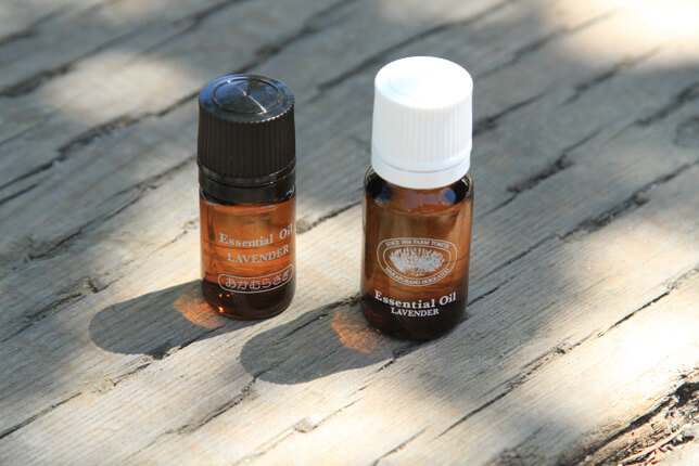 ラベンダーオイル並列