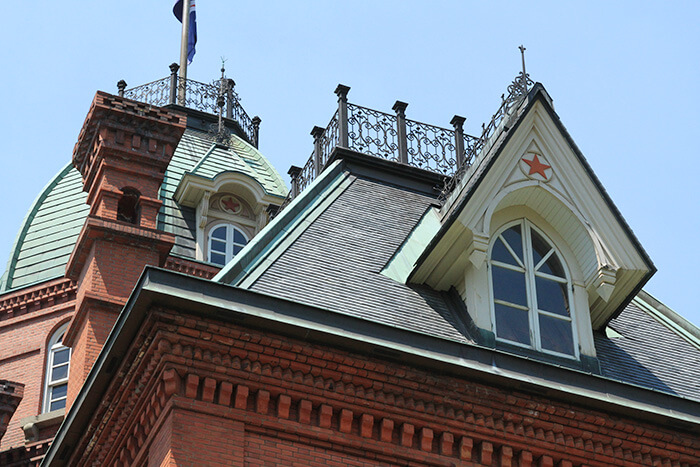 赤れんがの五稜星