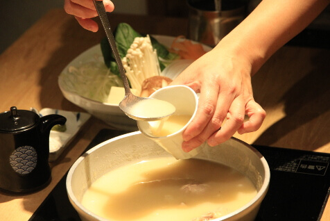 うま味が凝縮されたスープ