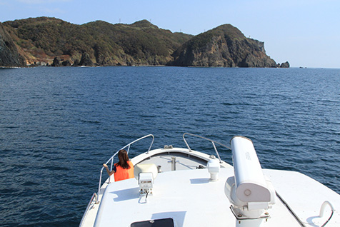 地球岬クルージングと女性
