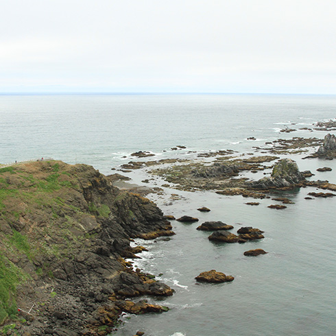 襟裳岬の景色