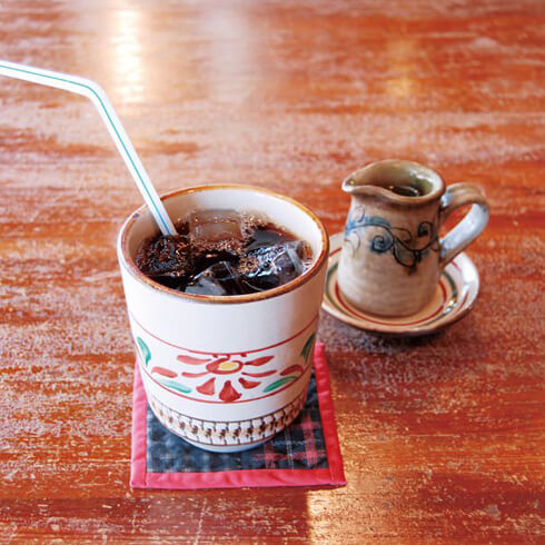 冷たいコーヒー