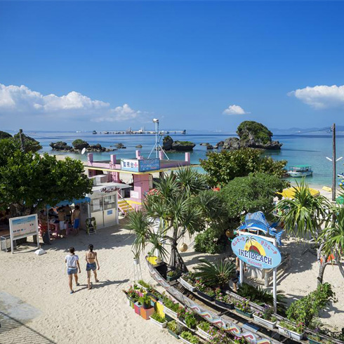 伊計ビーチの入り口