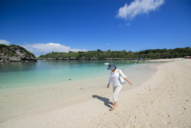伊計ビーチの砂浜