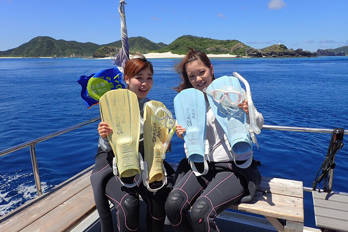 阿嘉島でダイビングの記事イメージ