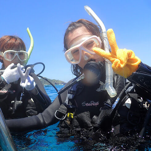 阿嘉島でダイビングの記事イメージ