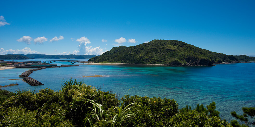 ダイビングの後は島内巡りが楽しい！