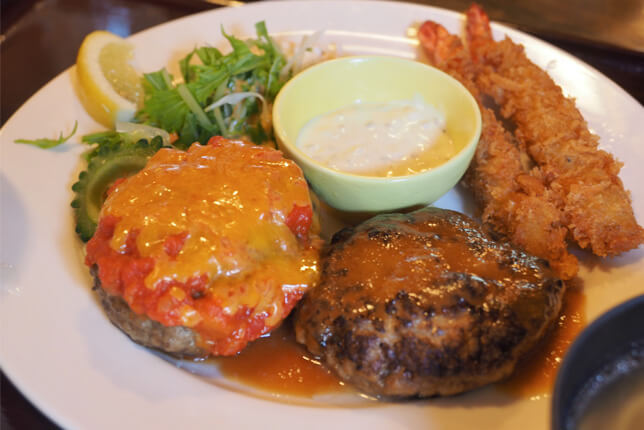 牛＆豚　ダブルハンバーグ