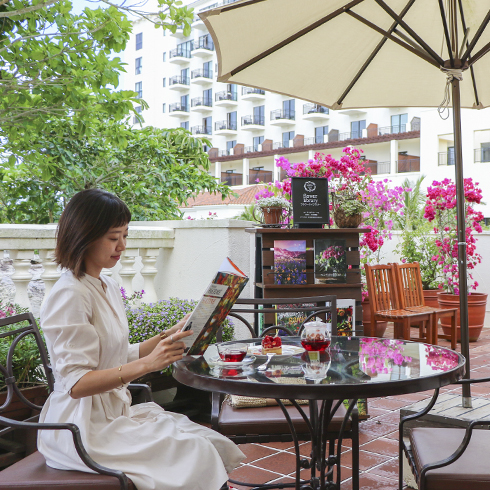 読谷村でリゾート気分を満喫。