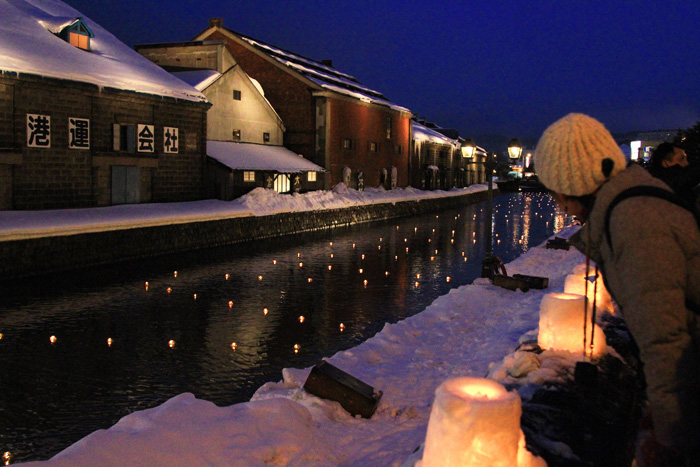 運河会場を歩く