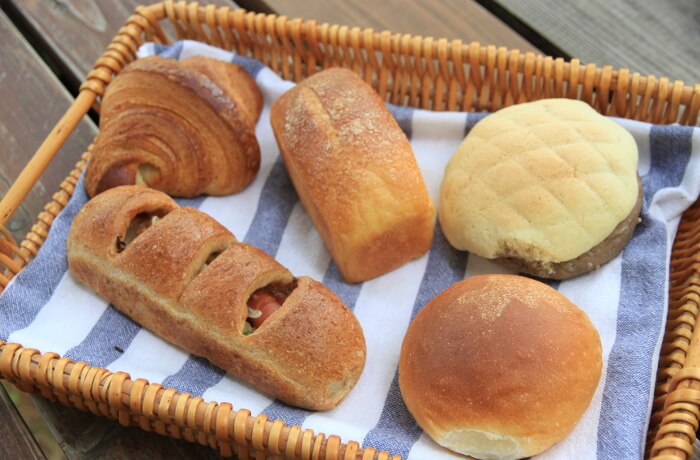 「ジャージーミルクパン」や「ベーコンパン」