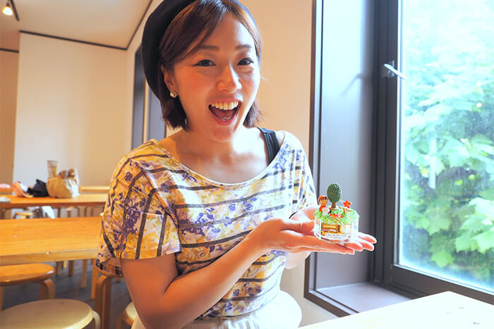 オルゴール手作り体験の様子