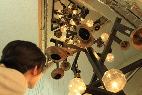 酪農と乳の歴史館吹き抜け