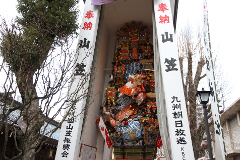 飾り山の見送り