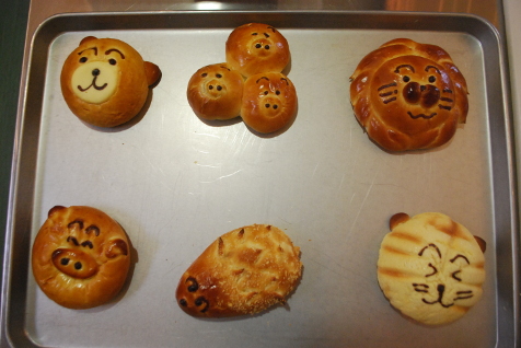 かわいい動物パン